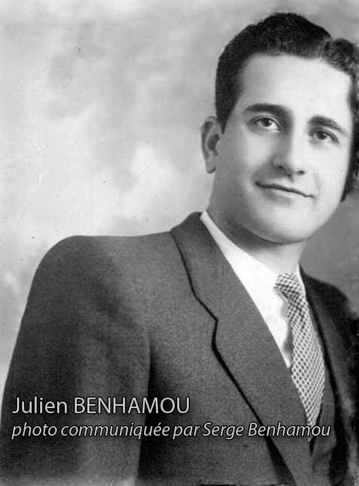 Grafsteen van BENHAMOU Julien Pierre